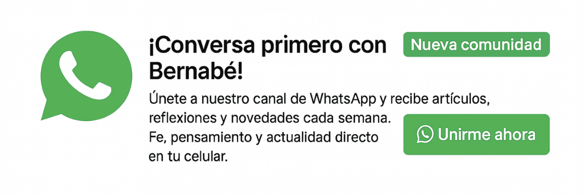 Únete al canal de WhatsApp de El Blog de Bernabé