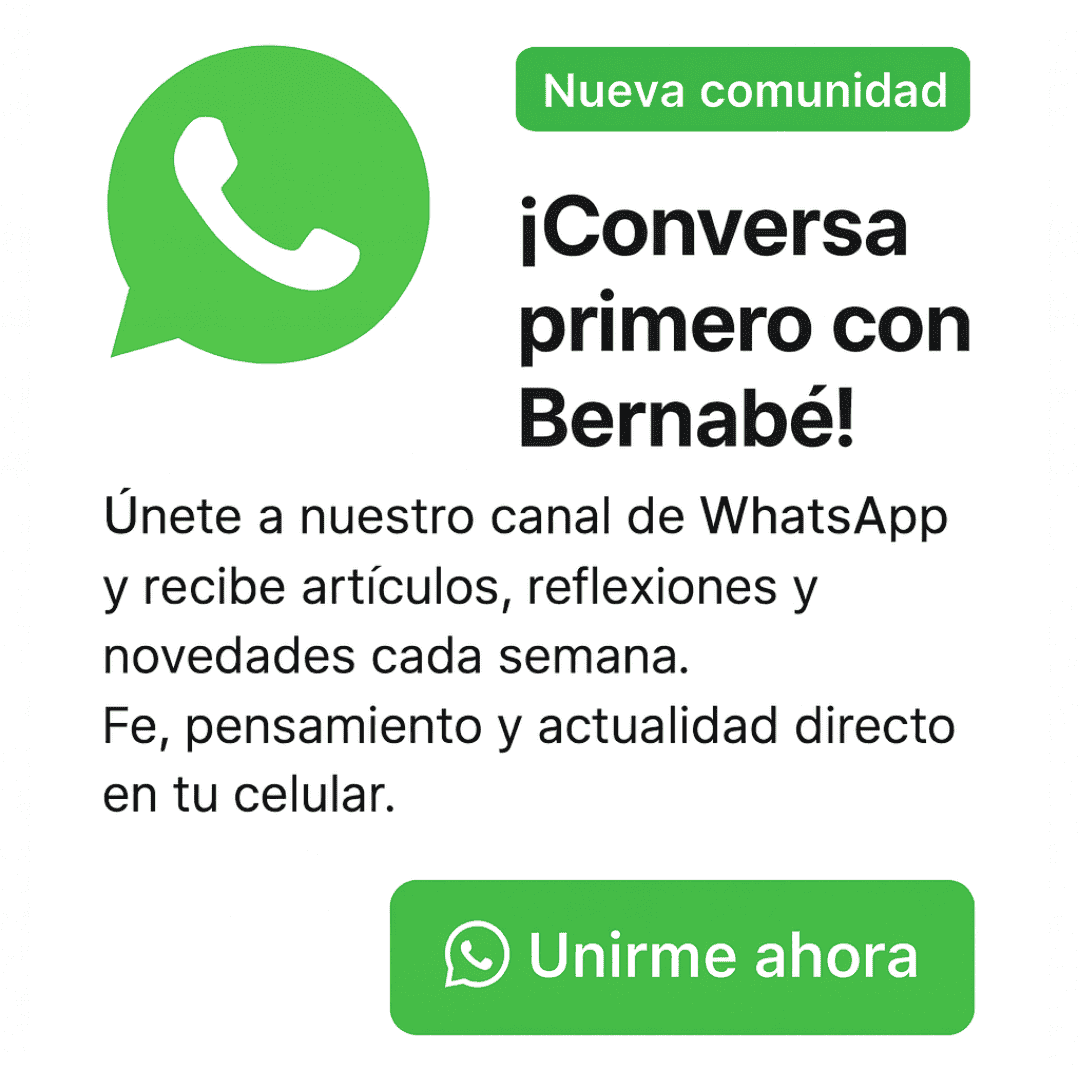 Únete al canal de WhatsApp de El Blog de Bernabé