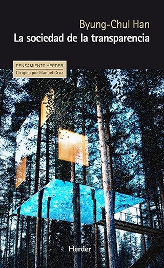 Portada del libro La sociedad de la transparencia de Byung-Chul Han