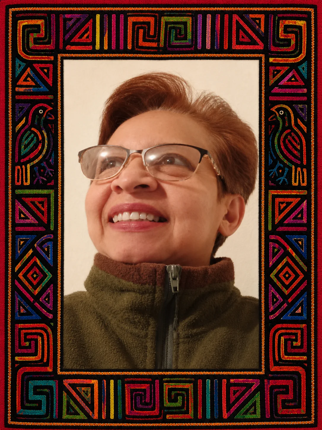 Retrato de Berla Andrade, teóloga venezolana y pastora presbiteriana.