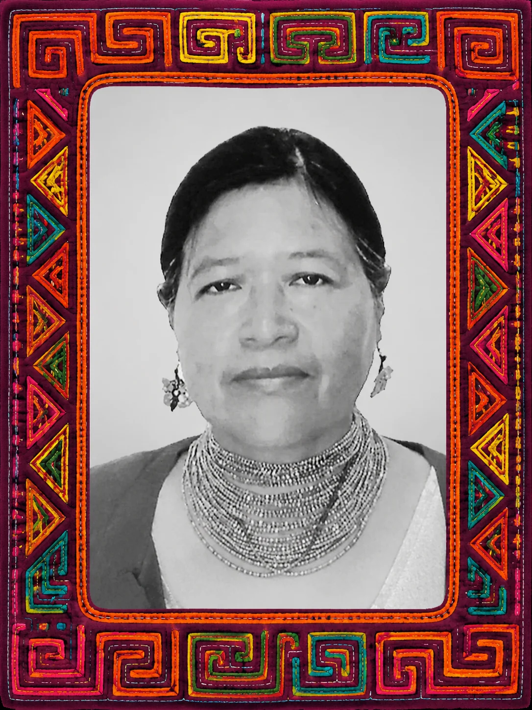 Retrato de Margarita de la Torre, teóloga ecuatoriana comprometida con la educación intercultural.
