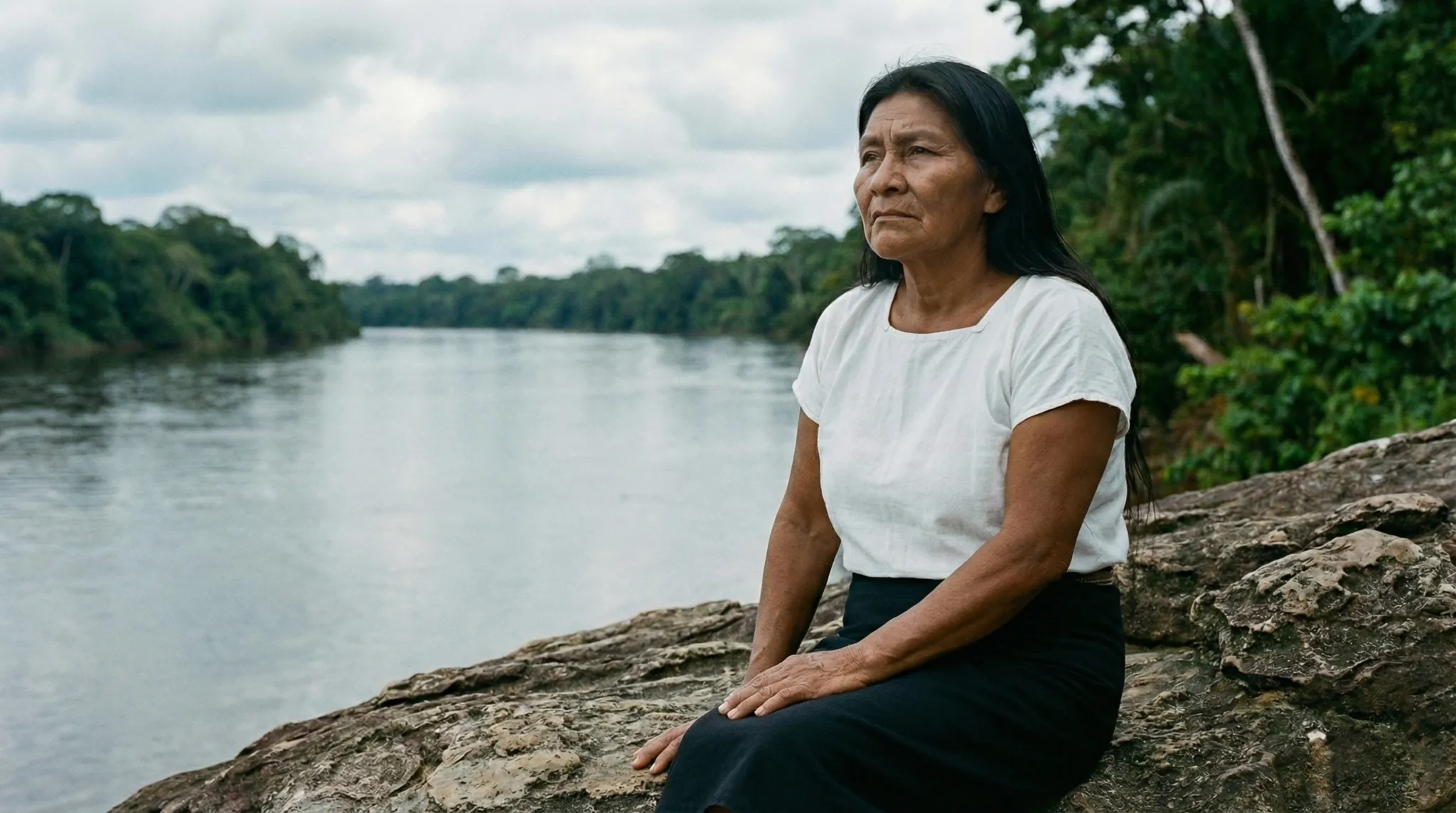 Mujer indígena reflexiona sobre justicia climática y ética de la vida desde el territorio en el contexto de la COP30.